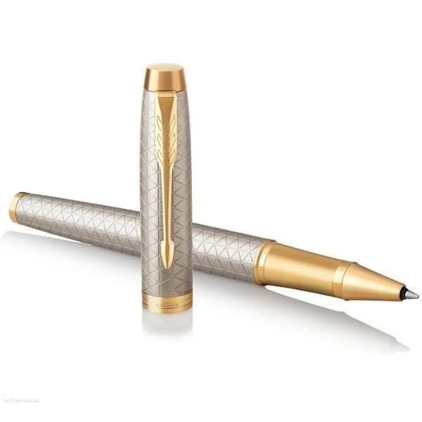 Ручка-ролер Parker 24 122 Parker IM Premium Warm Silver GT RB 24 122 523508 фото