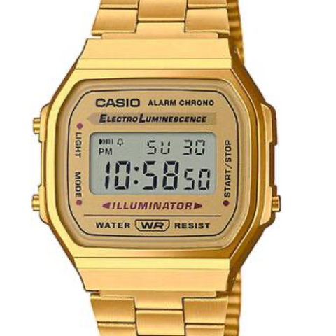 CASIO A168WG-9W чоловічий годинник CASIO A168WG-9W чоловічий годинник фото